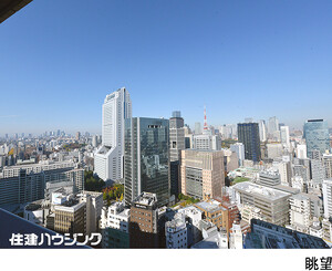 バルコニーからは東京タワーも望めます カテリーナ三田タワースイートＥ