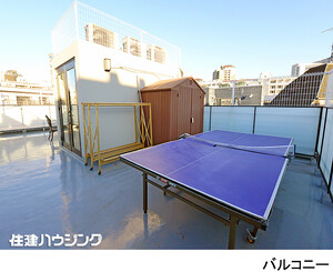 広い屋上バルコニー 中古一戸建て 渋谷区広尾３丁目 72000万円 広尾駅｜住建ハウジング